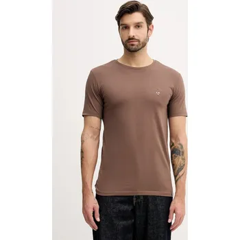 Aeronautica Militare tričko AM1UTI001 hnědá 88X, vel. M