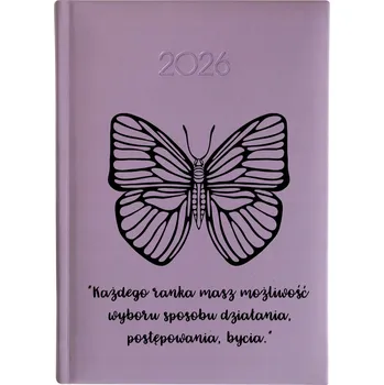 Kalendář Knižní kalendář 2026 A5 FunnyCase fialový