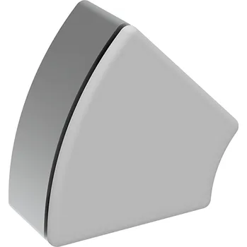 Stavební profil Alusic Záslepka profilu AC 45-8, 45x45°, šedá