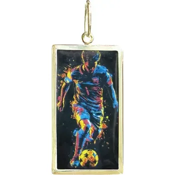 Přívěsek Aljančič Fotbal Miniartion žluté zlato