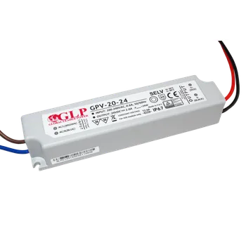 Napájecí zdroj pro osvětlení GLP GPV, 20W LED zdroj GPV-20-24, 1A, 24V