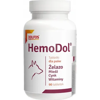 Doplněk stravy pro psy Dolfos HemoDol tablety 0,1 g podpora imunity 1 ks