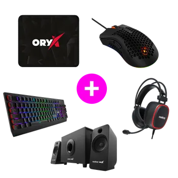 Klávesnice Niceboy Akční set Gamer Pro Arsenal