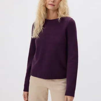 Dámský svetr Reserved - Vlněný svetr - tmavě fialová - 143GS-49X - 143GS-49X-XS