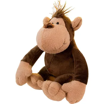 plyšák PLYŠOVÁ PLYŠÁK OPICE REALISTICKÁ HNĚDÁ 25 CM