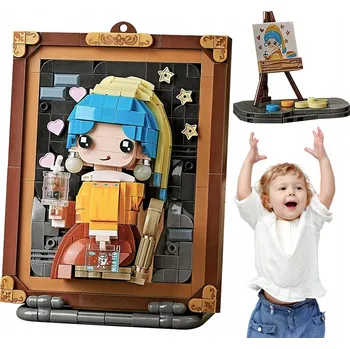 ostatní stavebnice MINI STAVEBNICE MALOVÁNÍ KUTILY 3D ZÁBAVNÝ UMĚLECKÝ DÁREK PRO DĚTI
