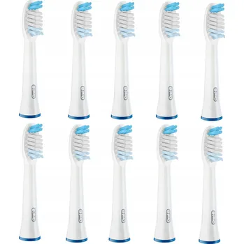 Péče o chrup 10x HLAVICE K ZUBNÍMU KARTÁČKU ORAL-B BRAUN PULSONIC CLEAN ORIGINÁLNÍ