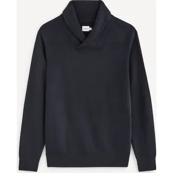 Pánský svetr Celio Svetr s šálovým límcem Sepiz 1088319 Tmavě modrá S