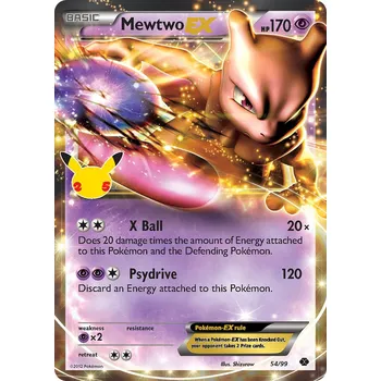 Sběratelská karetní hra Mewtwo EX CEL 54/99