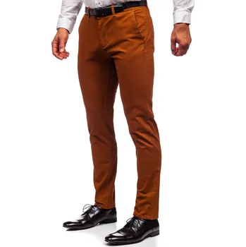 Hnědé pánské chino kalhoty Bolf 1143 - 28