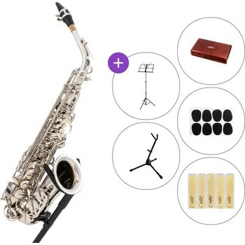 Saxofon Latone LAS 600 Silver Elegance SET Alto saxofon