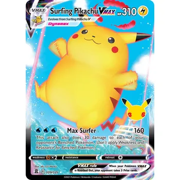 Sběratelská karetní hra Surfing Pikachu VMAX (CEL 009)