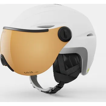 Dámská lyžařská helma Giro Essence Mips Matte White / Vivid Copper - S