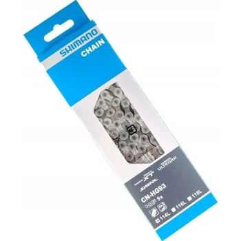 Řetěz na kolo Řetěz Shimano HG93 9rychlostní 114 článků