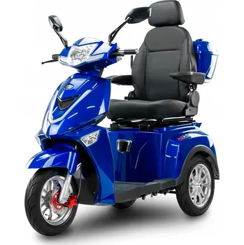 Elektrický invalidní skútr Invalidní skútr pro jednu osobu Bili Bike 3-kolový modrý