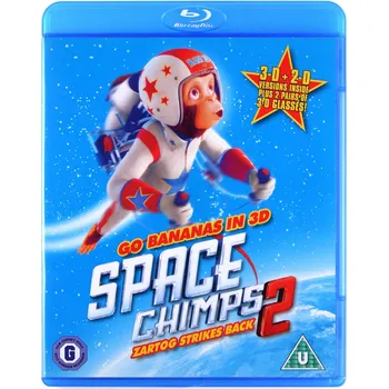 Blu-ray film Space Chimps 2 Blu-ray disk