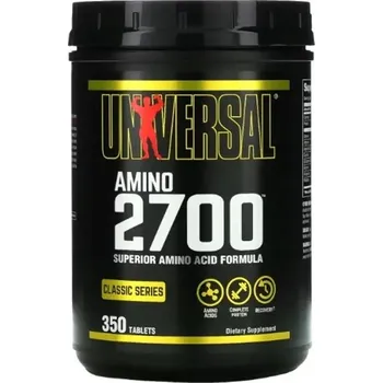 Aminokyselina Tablety BCAA AMINO 2700 350 tablet Universal Nutrition 1600 g bez příchuti