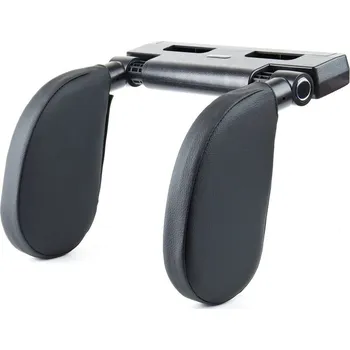 Dekorativní polštářek Sklopná opěrka hlavy do auta, černá, ECO kůže