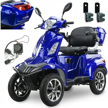 Elektrický invalidní skútr Čtyřkolový invalidní skútr pro jednu osobu Bili Bike - bezbarvý