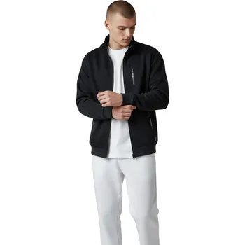 Pánská mikina Blue Jeans Pánská nadměrná rozepínací mikina BRUNO Barva: Černá, Velikost: 5XL