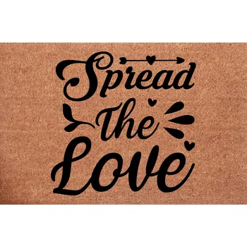 Rohožka Kokosová rohožka ke dveřím Spread The Love - Rohožka Láska Dárek