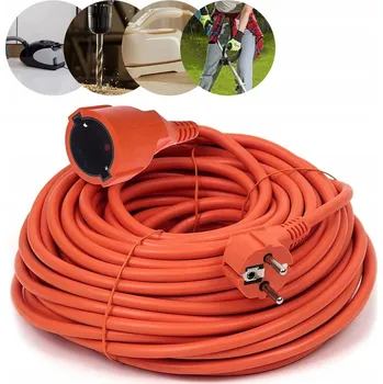 Napájecí kabel PRODLUŽOVACÍ KABEL ZAHRADNÍ STAVEBNÍ SILNÝ PRO SEKAČKY 20m 16A IP44