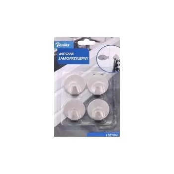 Věšák Kulatý věšák na lepidlo Stříbrný Feniks