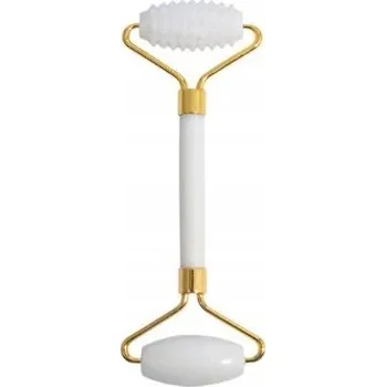 Masáž Venoc White Marble Acupressure Roller masážní váleček na obličej z bílého mramoru 1 ks