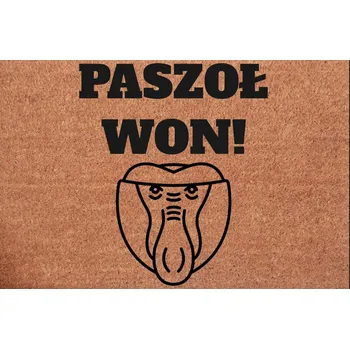 Kokosová rohožka, hotová, 39 x 59 cm