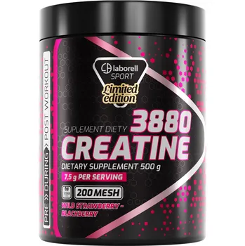 Kreatin Kreatinový prášek s příchutí lesních jahod Laborell 500 g