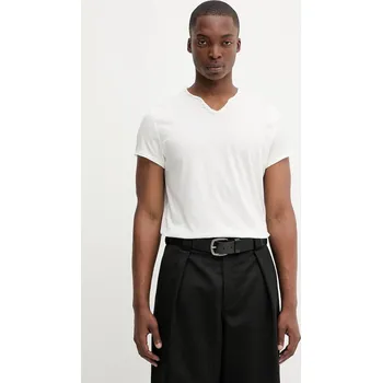 Pánské tričko Bavlněné tričko ZADIG&VOLTAIRE JMTN01631 béžová 01X, vel. M