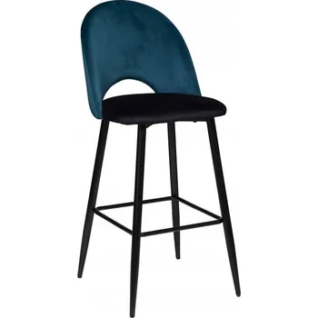 Barová židle Barová Židle Atmosphera , odstíny modré, látka 110 cm