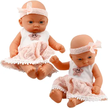 Panenka Panenka Miminko Růžové Šaty S Krajkou a Hvězdičkou Čelenka