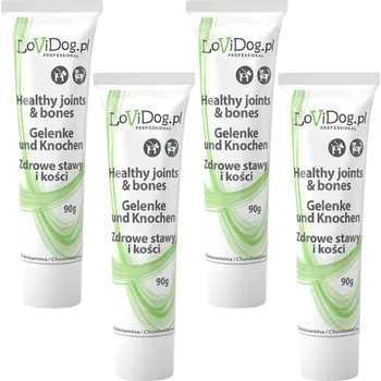 Pamlsek pro psa LOVIDOG Funkční pasta Zdravé klouby a kosti – pamlsek pro psa – 4x90g