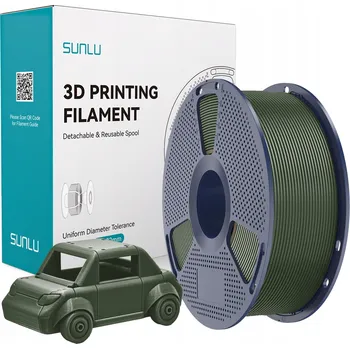 Filament Filament PETG Sunlu 1,75 mm 1 kg zelený