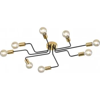 Stropní svítidlo SARA Černá/Zlatá