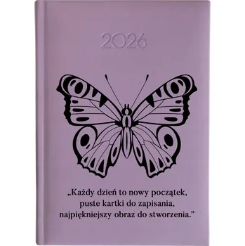 Kalendář Knižní kalendář 2026 A5 FunnyCase fialový