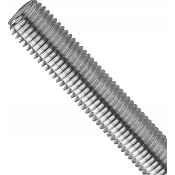 Závitová tyč Závitová tyč M6 1m POZINK ocelová, kolík, odolná, 1000 mm Pan Łącznik