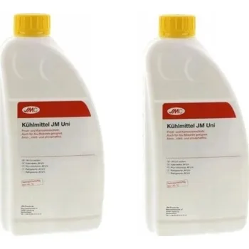 Náplň do chladiče a ostřikovače 2x 1.5L CHLADICÍ KAPALINA PRO MOTOCYKLY JMC UNI ŽLUTÁ