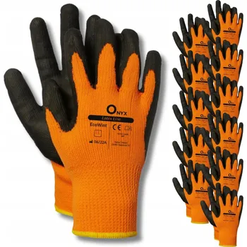 Pracovní rukavice Rukavice Stylizer Sp. z o.o. Pracovní rukavice máčené v latexu, velikost 9 - L, 12 párů