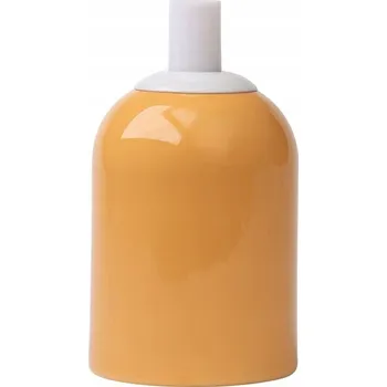 Objímka na žárovku KERAMICKÁ OBJÍMKA ŽÁROVKY E27 ŽLUTÁ