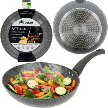 Pánev KERAMICKÁ PÁNEV 24 CM INDUKCE PLYN ELEKTŘINA VELIO