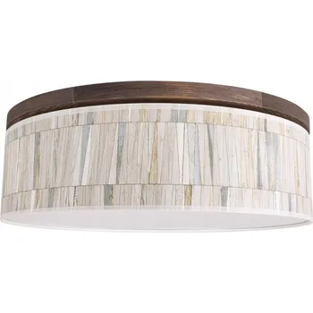 Dřevěné Stropní Svítidlo BRITOP Lighting 1xLED 18W Vícebarevné Stínidlo