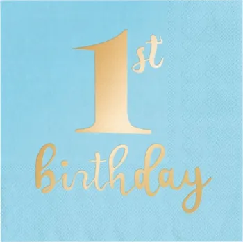 Papírový ubrousek Papírová Brčka PartyPal 10 ks