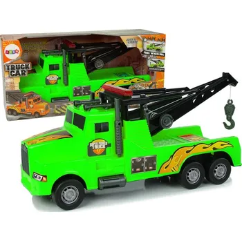 Hračka Auto Nákladní Vůz Odtahovka Asistenční Vozidlo 1:10 Lano Zelené
