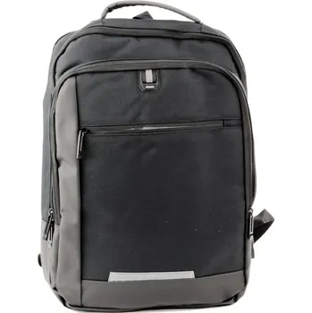 Městský batoh Batoh Business USB Kapsa na notebook Černý 16L 45cm