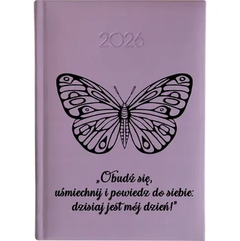 Kalendář Knižní kalendář 2026 A5 FunnyCase fialový