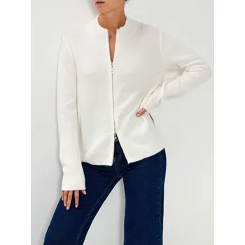 Dámský svetr Sinsay - Svetr na knoflíky - bílá - 989HK-00X - 989HK-00X-XL