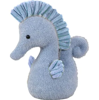 plyšák Plyšová hračka Mazlíček Mořský koník Modrý 25 cm