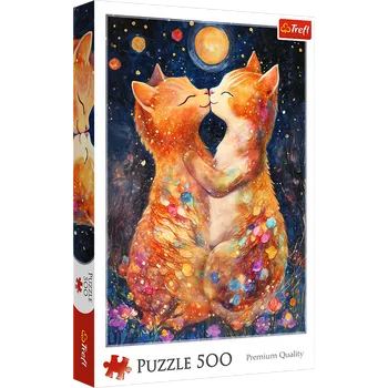 Puzzle Puzzle - 500 - Polibek v měsíčním světle - Trefl 37546